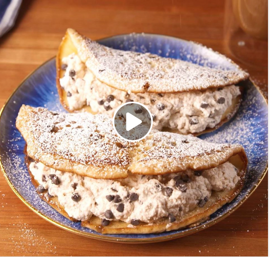 Stuffed Cannoli Pancakes--- YUM